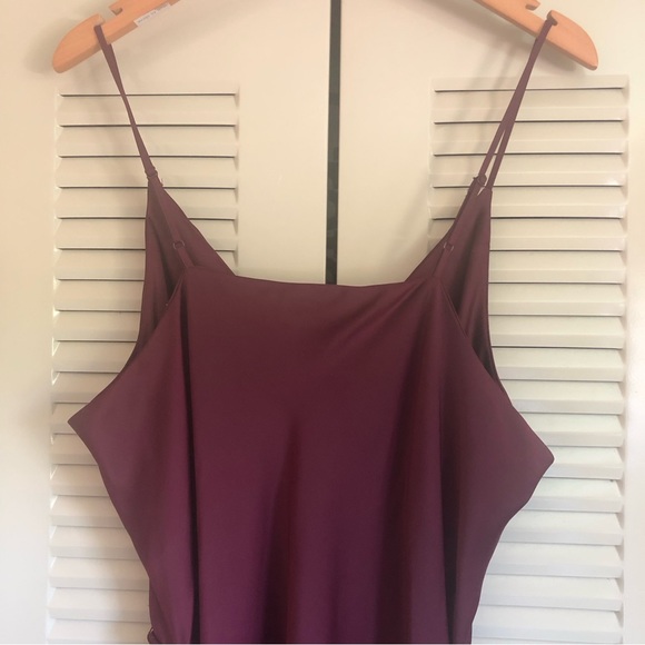 PROLOGUE Burgundy Slip Dress - XL - Picture 4 of 6